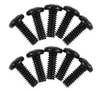NESTINGHO 10 Pièces Vis de Fixation pour Coque de Tondeuse Électrique en Métal Noir, Installation Facile, Compatible avec Tondeuses et Coupe-cheveux Professionnels pour Entretien et Coupe