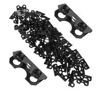 NESTINGHO 100 Charnières en Fer pour Cadre Photo Noir, Remplacement Facile pour Réparation de Support Dorsal, Design Caché, Pack de 100 Pièces pour Réparation de Cadres et DIY