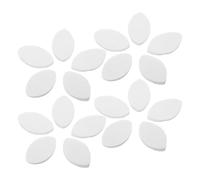 NESTINGHO 100 Pièces Éponge D'œil Cils, Blanche, Réutilisable, | Support Stable, Pose Facile, Résiste à Déformation, Simulation Réaliste