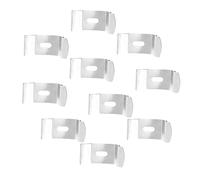 NESTINGHO 10pcs Supports Métalliques pour Persiennes et Stores, Fixation Verticale Facile à Installer en Métal Blanc, Bureau et Salon