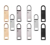 NESTINGHO 10pièces Tirettes de Fermeture Éclair Amovibles Métalliques Multicolores Accessoires de Voyage pour Valises Sacs à Dos et Vêtements Kit de Réparation DIY Couleur Couleur Aléatoire