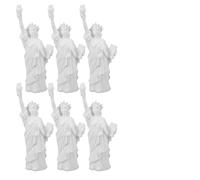 NESTINGHO 12 Figurines en Résine Représentant la Statue Ville de New York Ornements Vintage pour Maison de Poupée Décoration de Table