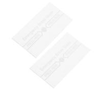 NESTINGHO 2 pièces Couvercle Transparent Pour Interrupteur Alarme Incendie Manuel Verre Trempé Résistant Chaleur Étanche Remplacement Essentiel Pour Points Appel Sécurité