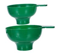 NESTINGHO 2 pièces Entonnoir Large Plastique Lot de Large Ouverture Pratique pour Transfert de Fluide Confiture Huile Vin Entonnoir Cuisine Polyvalent pour Bouteilles et Bocaux