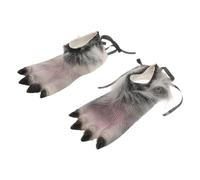 NESTINGHO 2 Pièces Manchons de Pied de Loup Cosplay Ambiance Halloween en | Surface Mate Texturée, Couleur Sombre, Confort Assuré, Mise en Place Rapide, Usage Mixte, Intérieur Extérieur