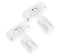NESTINGHO 2 pièces Serrure de Sécurité Garçon Fille pour Réfrigérateur et Placard Verrou Adhésif Blanc sans Perçage Protection pour Congélateur Armoire et Porte de Cuisine