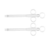 NESTINGHO 2 Pièces Tube d'alimentation pour Oiseaux Nourrisseur Manuel pour Oiseaux Plastique Facile à Nettoyer Polyvalent Réhabilitation et Entraînement en Extérieur