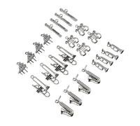 NESTINGHO 24 pièces Pendentifs Alliage Vintage pour Bijoux DIY Breloques Légères pour Colliers et Bracelets Accessoires Décoratifs Polyvalents