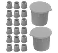 NESTINGHO 25 Pièces Bouchons de Clôture de Piscine 1 Pouce, Capuchons PVC | Trou de Clôture et Gaine de Piscine, Entretien Facile, Nettoyage Simple, Sécurité Garçon et Filles Renforcée