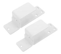 NESTINGHO 2pièces Support de Sécurité pour Porte Équerre Murale Renforcée Support de Barre de Seuil pour Porte de Garage Barrière Anti-effraction Compatible Entrée et Portails