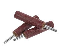 NESTINGHO 3 Accessoires Tambours de Ponçage 6mm Manche Bâtonnets Abrasifs Grain 80 Rouleaux de Papier de Verre Cylindriques pour Ponçage Précis Métal Bois Plastique Polyvalent