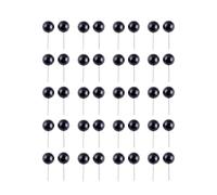 NESTINGHO 300 pièces DIY Needle Style Bean Eyes for Plush Animal Dolls Craft Supplies Plastic Eyes for Handmade Toys and Creative Projects