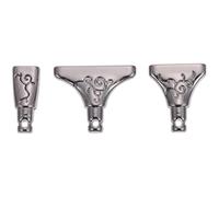 NESTINGHO 3pcs Embouts Métalliques en Alliage pour Stylo de Peinture Diamant, Accessoires de Remplacement Adaptés aux Joueurs Expérimentés pour Peinture Diamant Argentée