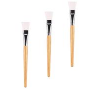 NESTINGHO 3pièces Brosse à Masque Visage Appli Facial Doux pour Masque Soin et Serum Facile à Nettoyer Peau Sensitive Pratique