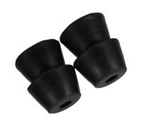 NESTINGHO 4 Coussinets Anti-vibrations en Caoutchouc Noir 30mm Rondelle Antidérapante pour Machine à Laver et Réfrigérateur Usage Domestique et Commercial