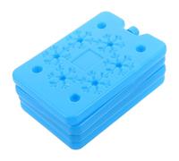 NESTINGHO 4 Pièces Bloc Réfrigérant Bleu 200ml pour Rafraîchir Ventilateurs d'air et Boîtes Repas, Design Anti-Fuite Léger Ambiance Estivale Prolongée en Voiture Bureau
