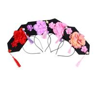 NESTINGHO 4 Pièces Chapeau Chinois pour Garçon et Filles en Plastique, Décoration de Cheveux Stylée et Adorable, Accessoire pour Théâtre Ancien et Spectacles D'opéra Couleur Aléatoire