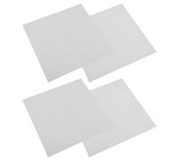 NESTINGHO 4 Pièces Feuille de Silicone Blanche Translucide 7, 9x7, 9