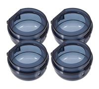 NESTINGHO 4 pièces Protection Boutons Gazinière Couvre Boutons Antidérapants Sécurité Garçon Fille pour Piano Cuisson Gaz Noir et Facile à Installer