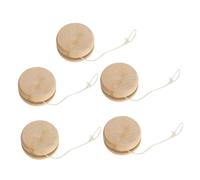 NESTINGHO 5 Pièces Yo-yos Bois pour Jeux Plein Air Éducatif Unisexe pour Coordination Main-œil et Dextérité des Doigts pour Kermesse et Aire de Jeux Extérieure