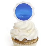 NESTINGHO 9pcs Autocollants de Gâteau Système Solaire en Papier, Décoration de Gâteau d'anniversaire Spatial, Choix de Nourriture pour Fête, Motif Planètes pour Festival et Party