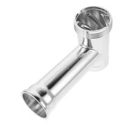 NESTINGHO Accessoire de Meulage Électrique Tube de Hachoir à Viande en Alliage d'Aluminium Argenté, Tambour de Remplacement 7, Adapté la Cuisine Maison