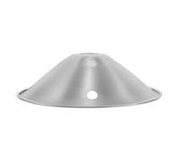 NESTINGHO Accessoire de Présentation Conique en Acier Inoxydable Argenté pour Plateau de Service à Sushi avec Couvercle en Maille, Drainage pour Restaurant Hot Pot