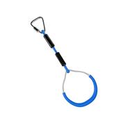 NESTINGHO Anneau de Gymnastique pour Garçon et Filles en Fer et Abs Bleu, Capacité 120kg, Surface Lisse pour Exercices Complet du Physique, pour Aire de Jeux Extérieure Jungle Gym