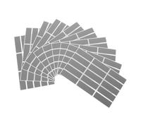 NESTINGHO Autocollants à Gratter Faciles à Utiliser Rectangulaires 150 en Pvc Argenté Réutilisables pour Jeux et Mariages