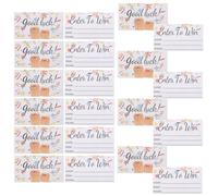 NESTINGHO Billets de Tombola Vierges en Papier Lisse Lot de 200 Tickets 8D avec Formulaire D’Inscription Pré-Imprimé Cartes Porte-Billets pour Fêtes Foraines Événements et Tirages au