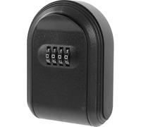 NESTINGHO Boîte à Clés à Code Murale en Plastique Noir pour Maison et Résidence Secondaire, Coffre-Fort Portable Sécurisé pour Rangement de Clés