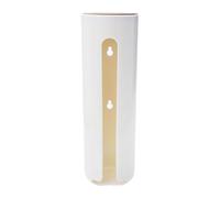 NESTINGHO Boîte de Coton à Maquillage Murale en PP et Bois sans Bavures Rangement Élégant pour Cotons Démaquillants, pour Maison et Hôtel