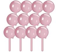 NESTINGHO Boîte de Rangement en Plastique Adorable de Sucette, Lot de 12 Pièces, Surface Lisse et Confortable, pour Fleurs Séchées et Perles, pour Fêtes D'anniversaire