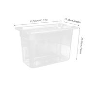 NESTINGHO Boîte de Rangement Transparente pour Slow Cooker Cuve Étanche à Faible Évaporation Conteneur Pratique pour Cuisson Sous Vide et Conservation Alimentaire
