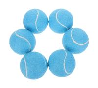 NESTINGHO Boule de Jeu pour Chiens Miniatures 6 Pièces Antidérapante en Caoutchouc 6,4cm pour Chiot et Petits Chiens