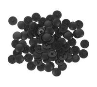 NESTINGHO Cache-vis Noirs 200pcs en Plastique Étanche pour Vis de Charnières et Bureaux, Bouchons à Vis à Pression