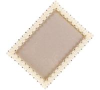 NESTINGHO Cadre Photo Européen avec Décor Perlé Support Stable pour Bureau et Maison Cadre Décoratif pour Photos Commémoratives et Souvenirs Précieux