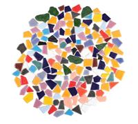 NESTINGHO Carreaux de Mosaïque en Céramique 400 G, Petits Carrelages Irréguliers pour Projets DIY, Adaptés la Décoration Intérieure et Réalisation de Vases Décoratifs