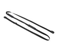 NESTINGHO Ceintures de Fixation Résistantes pour Couverture de Spa Noir en Acier Inoxydable et PP, Sangles Pratiques Adaptées aux Couvertures de Baignoire Standard pour Salle de Bain