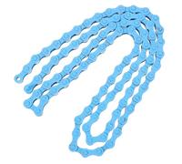 NESTINGHO Chaîne de Vélo de Rechange 94 Maillons Bleu Ciel en Acier Robuste, Chaîne de Cyclisme pour Vtt et Vélo de Route, Accessoire Pratique pour Remplacement Solide