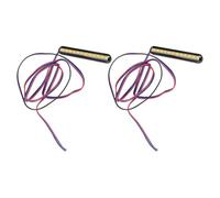 NESTINGHO Clignotants Dynamiques Moto Design Étanche en Abs et Résine, Multifonction 2pcs Éclairage Bicolore pour Conduite Nocturne et Toutes Conditions Météo