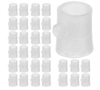 NESTINGHO Clips Câbles en Plastique 50 Pièces pour Câble Électrique et Lampe, Protection Anti-Traction, Fixation Sûre pour Équipement Électrique Domestique