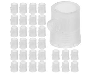NESTINGHO Clips Câbles en Plastique 50 Pièces pour Câble Électrique et Lampe, Protection Anti-Traction, Fixation Sûre pour Équipement Électrique Domestique
