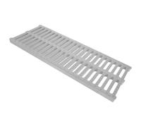 NESTINGHO Couvercle de Drain en Polymère Robuste 50 X 20 CM Blanc, Grille d'Égout Antidérapante pour Caniveau Extérieur, Utilisable en Stationnement Commercial, Terrasse et Jardin