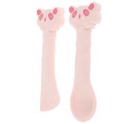 NESTINGHO Cuillère Multifonction Silicone Lot de 2 pour Chiens et Chats avec ouvre-boîte sécurisé pour boîtes de Nourriture Humide et croquettes, Accessoires pour Alimentation Facile