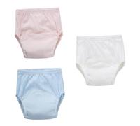 NESTINGHO Culottes d'Apprentissage Coton Lot de 3 Lavables Réutilisables Unisexe Ajustables pour Bébé Confort et Résistance à L'Usure Couleur Aléatoire