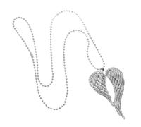 NESTINGHO Décoration Pendentif Ailes d'Ange en Acier Inoxydable Vintage Ornement Suspendu pour Rétroviseur de Voiture Accessoire Esthétique Intérieur Breloque Décorative pour Voiture