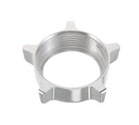 NESTINGHO Écrou de Blocage pour Hachoir à Viande 5 Branches en Acier Inoxydable - Bague de Verrouillage - Dimensions 6,3cm Extérieur et 5,3cm Intérieur - Accessoire Cuisine Domestique