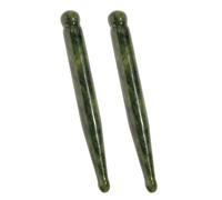 NESTINGHO Ensemble de 2 Pierres de Jade pour Massage Facial, Outil de Massage par Grattage pour Soulager la Fatigue Oculaire et Stimuler la Circulation Sanguine à Domicile