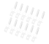 NESTINGHO Ensembles de Languettes de Réparation en PVC pour Stores Verticaux Résistantes Déformation la Casse Lot de 12 Accessoires Minimalistes pour Volets Verticaux